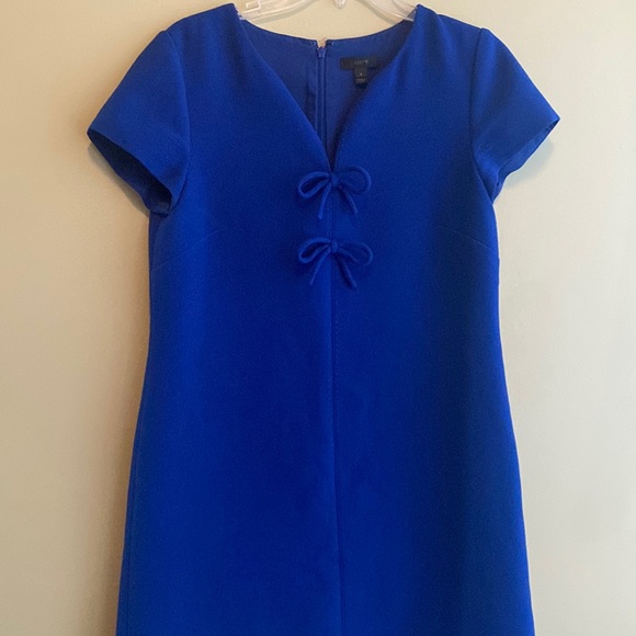 J Crew Career Shift Dress with Bow detail - Picture 2 of 8